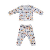 Constructions, Organic Baby Pajamas Set - Duper DuDu