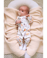 Hard Working Dinos, Organic Baby Romper - Duper DuDu