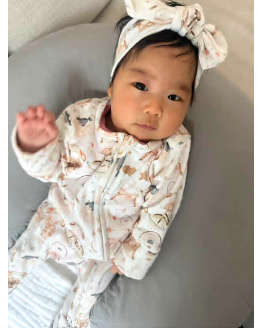 Little Sheep, Organic Baby Romper