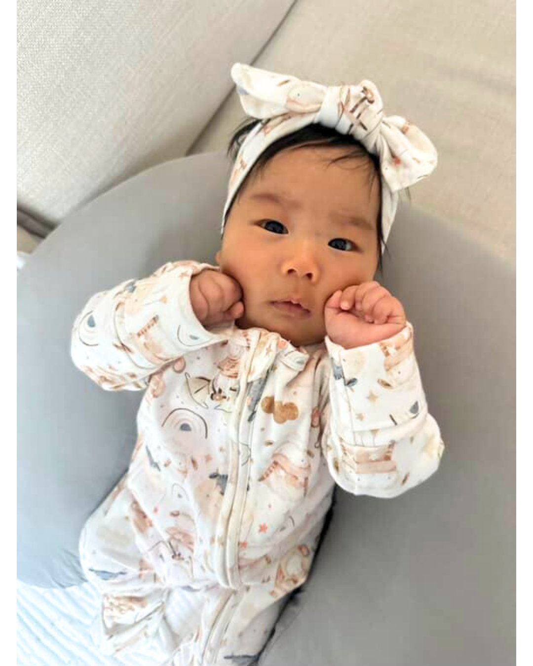 Little Sheep, Organic Baby Romper
