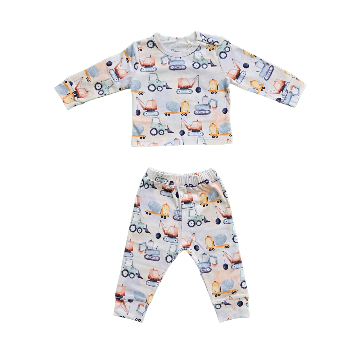 Constructions, Organic Baby Pajamas Set
