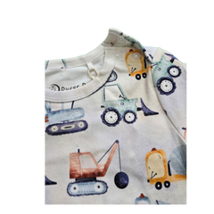 Constructions, Organic Baby Pajamas Set