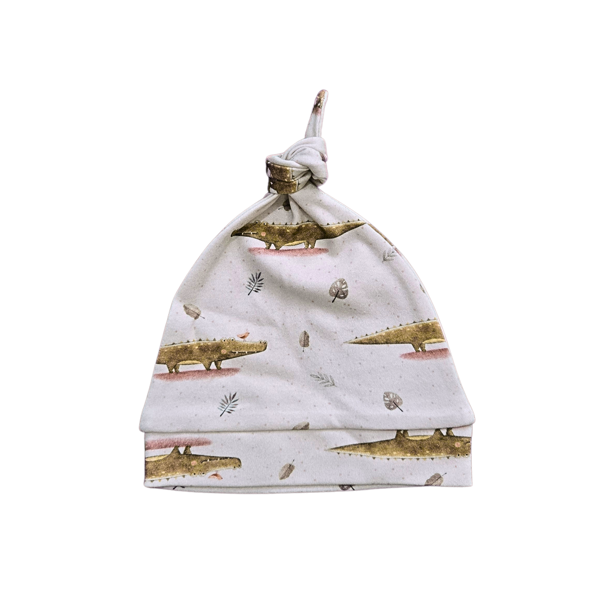 Little Crocodile, Organic Baby Knot Hat