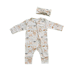 Little Sheep, Organic Baby Romper