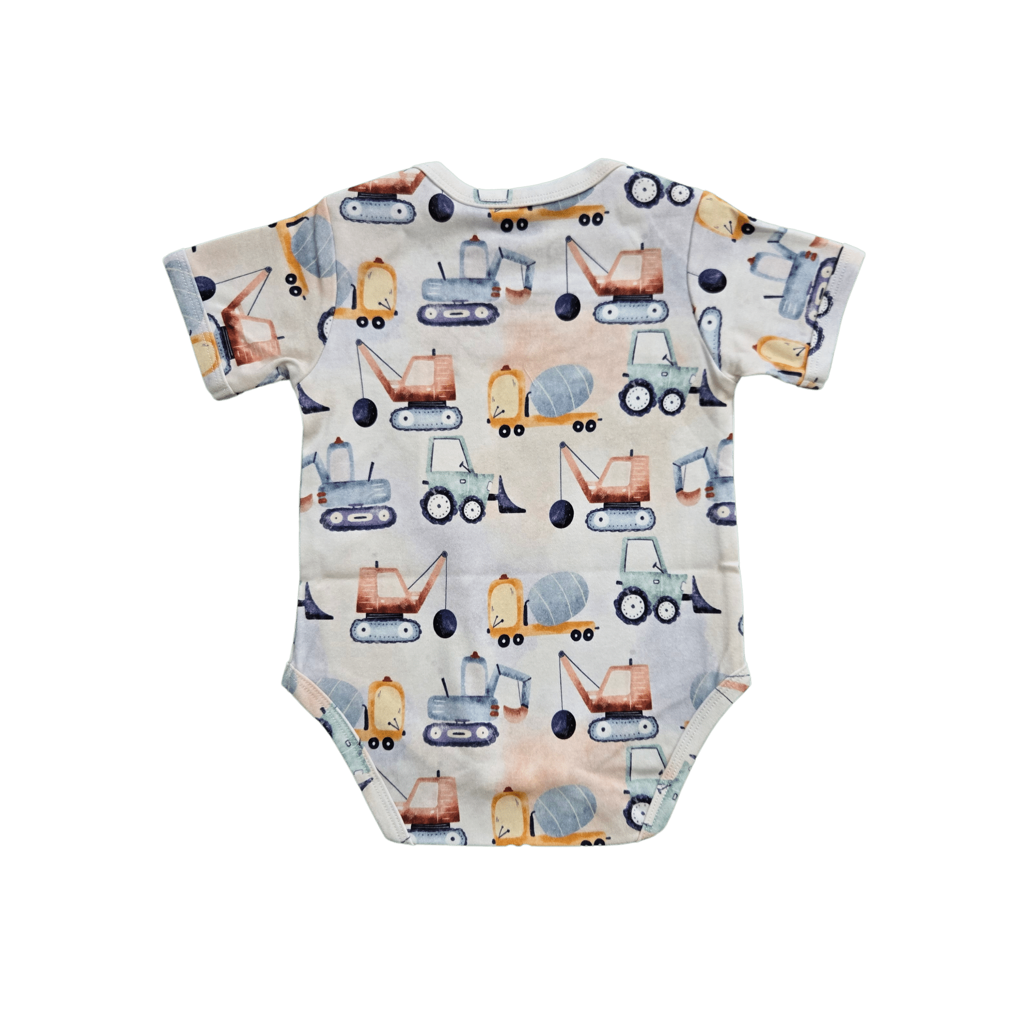 Constructions, Organic Baby Onesie - Duper DuDu