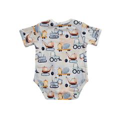 Constructions, Organic Baby Onesie - Duper DuDu