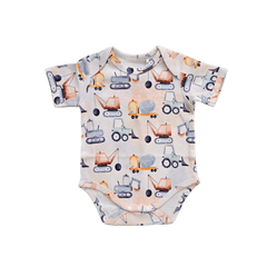 Constructions, Organic Baby Onesie - Duper DuDu