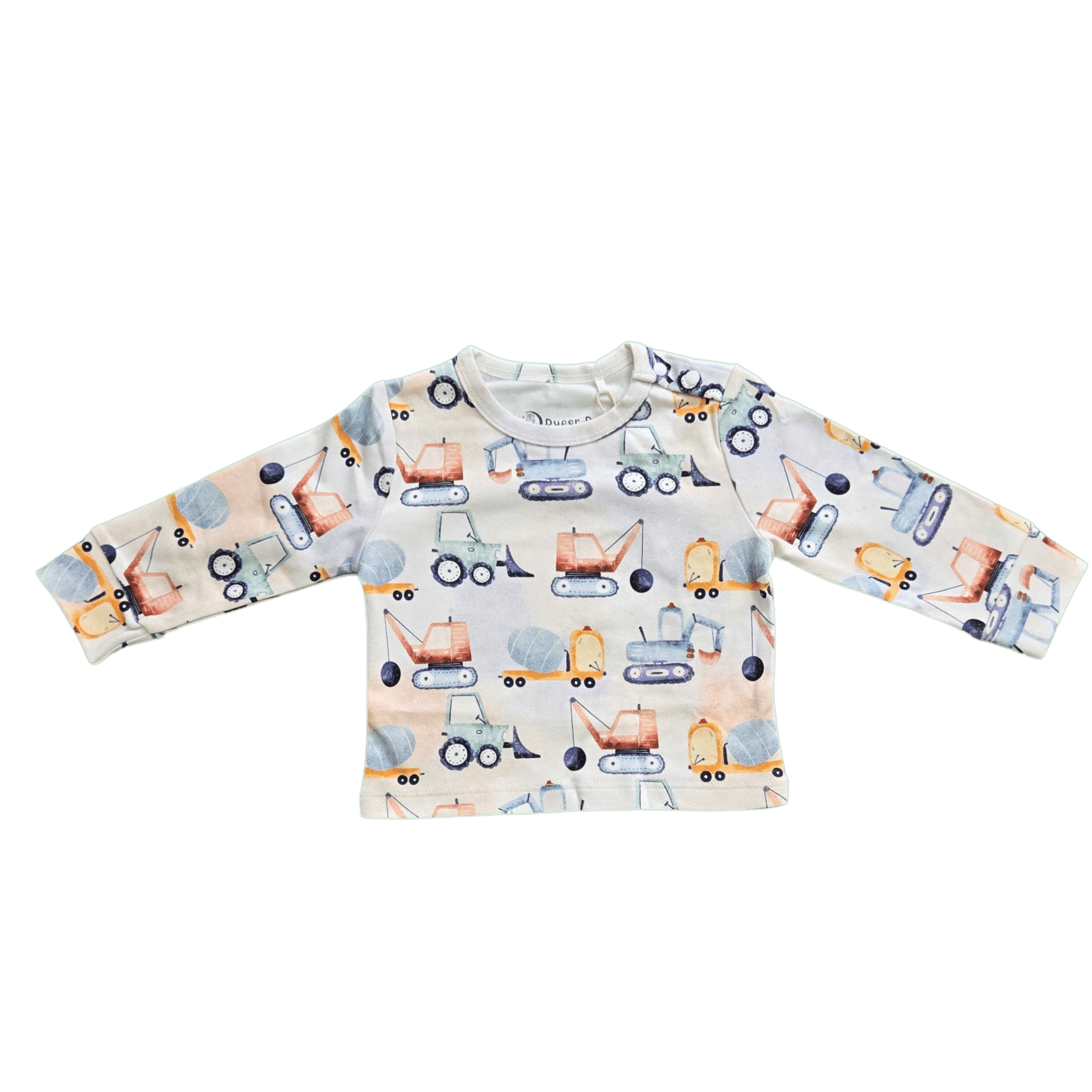 Constructions, Organic Baby Pajamas Set - Duper DuDu