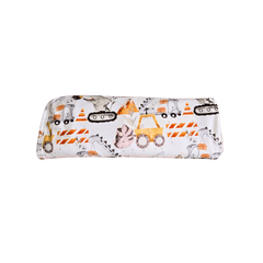Hard Working Dinos, Organic Baby Blanket - Duper DuDu