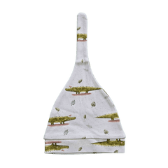 Little Crocodile, Organic Baby Knot Hat - Duper DuDu