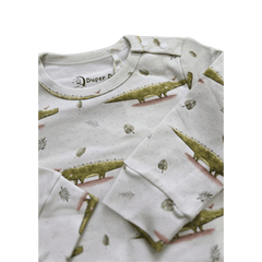 Little Crocodile, Organic Baby Pyjamas Set (Hat is not included) - Duper DuDu