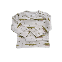 Little Crocodile, Organic Baby Pyjamas Set (Hat is not included) - Duper DuDu