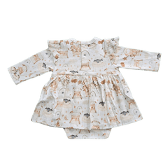 Little Sheep, Organic Baby Onesie - Duper DuDu