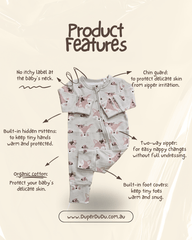 Oh My Dear, Organic Baby Romper - Duper DuDu
